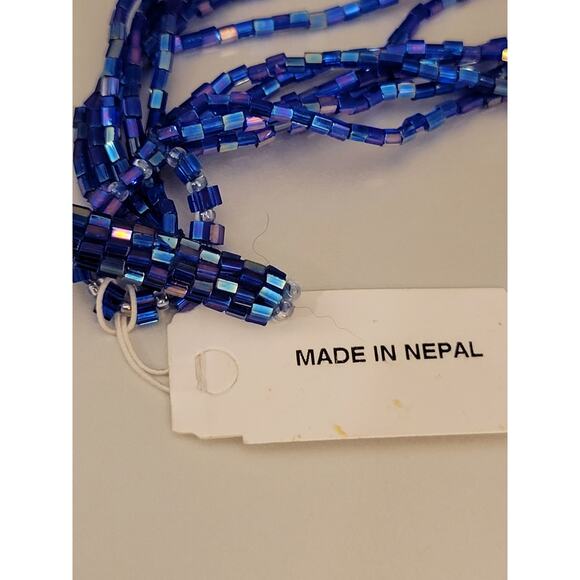 Multi Strand Blue Lapis from Napal - Picture 4 of 6